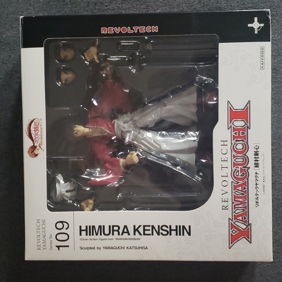 Revoltech Yamaguchi Series 109 Himura Kenshin 135mm Action Figure New In Box - Picture 9 of 11